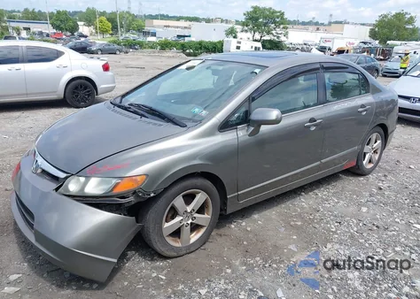 2006 Honda Civic Ex z USA, uszkodzony, nr VIN 2HGFA16876H520728